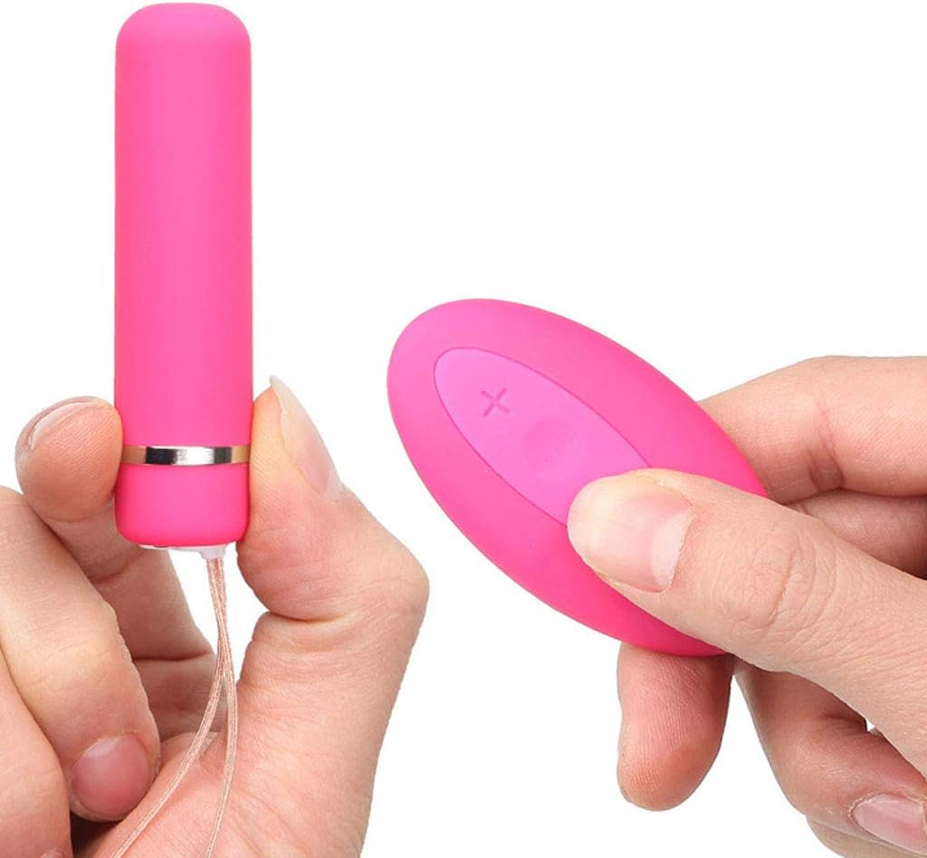 Wireless 15 Frequency Quiet Waterproof Silicone Love Eggs for Women and Couple Mini Bullet Eggs (Color : Red)