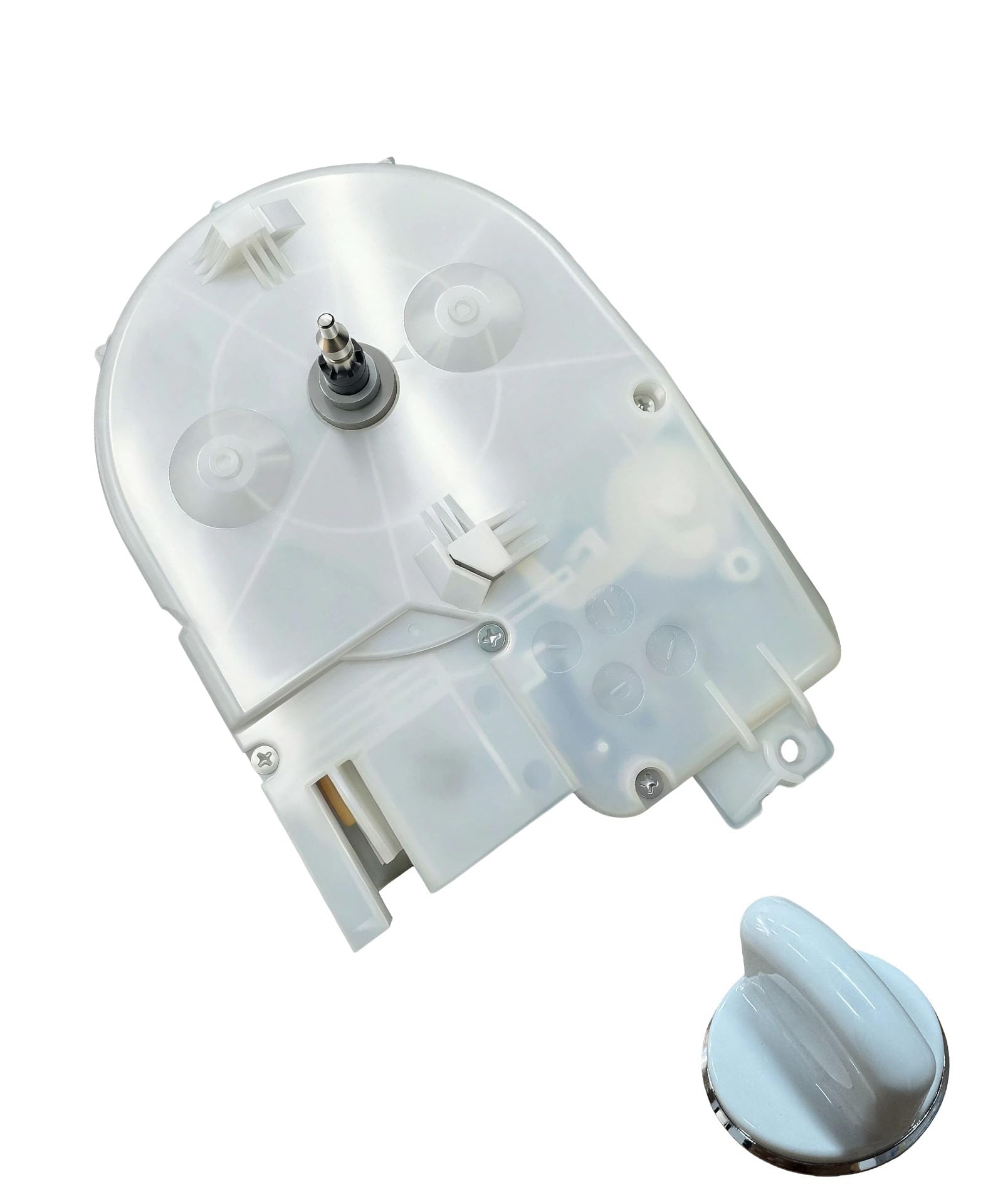 Photo 1 of WH12X10527 Timer for GE Series Washing Machines Replacement Kit, Replaces Parts 175D6604P053,AP5645215,2319492,PS4704240 Etc(With WH01X10310 Genuine OEM White Timer Knob)