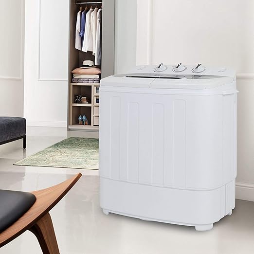 best choice products portable compact lightweight mini twin tub laundry washing machine