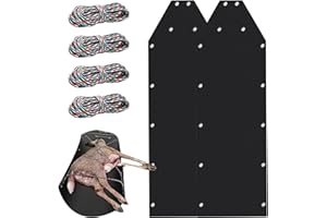 Deer Drag Sleds, Outdoor Utility Sled with Rope, Heavy Duty GameSled, Multi-Purpose Hunting Sleds, Camping Sledding Bulk Deer