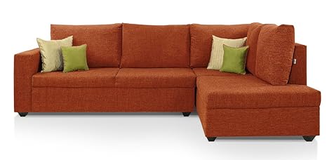 Comfort Couch Classic Sectional Sofa Set Brick Red Amazon In