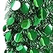 Aytai 5ft Collapsible Christmas Tree, Green Tinsel Coastal Christmas Tree Pop up Christmas Pencil Tree for Holiday Party Winter Xmas Decorations
