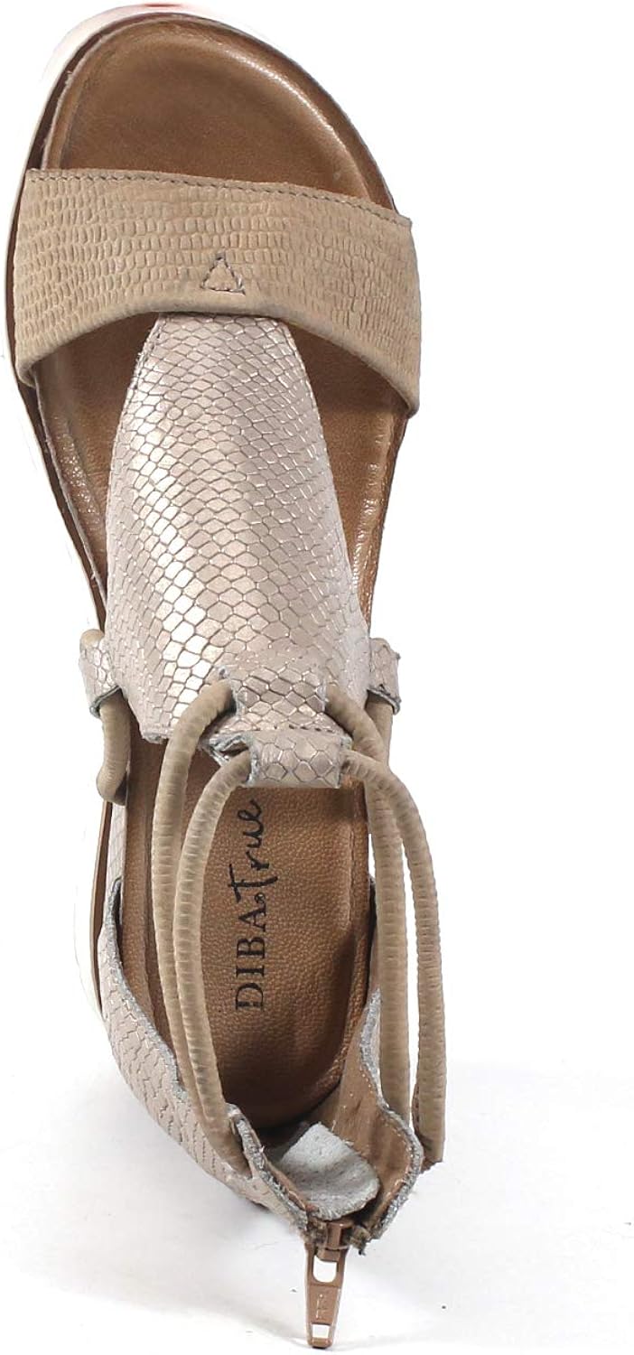 diba true green clover wedge sandal