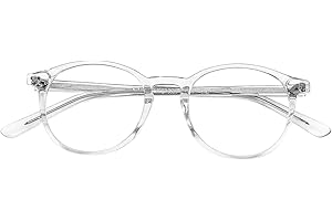 ZENOTTIC Vintage Round Glasses for Women Men Non-Prescription Clear Lens Eyeglasses Frame