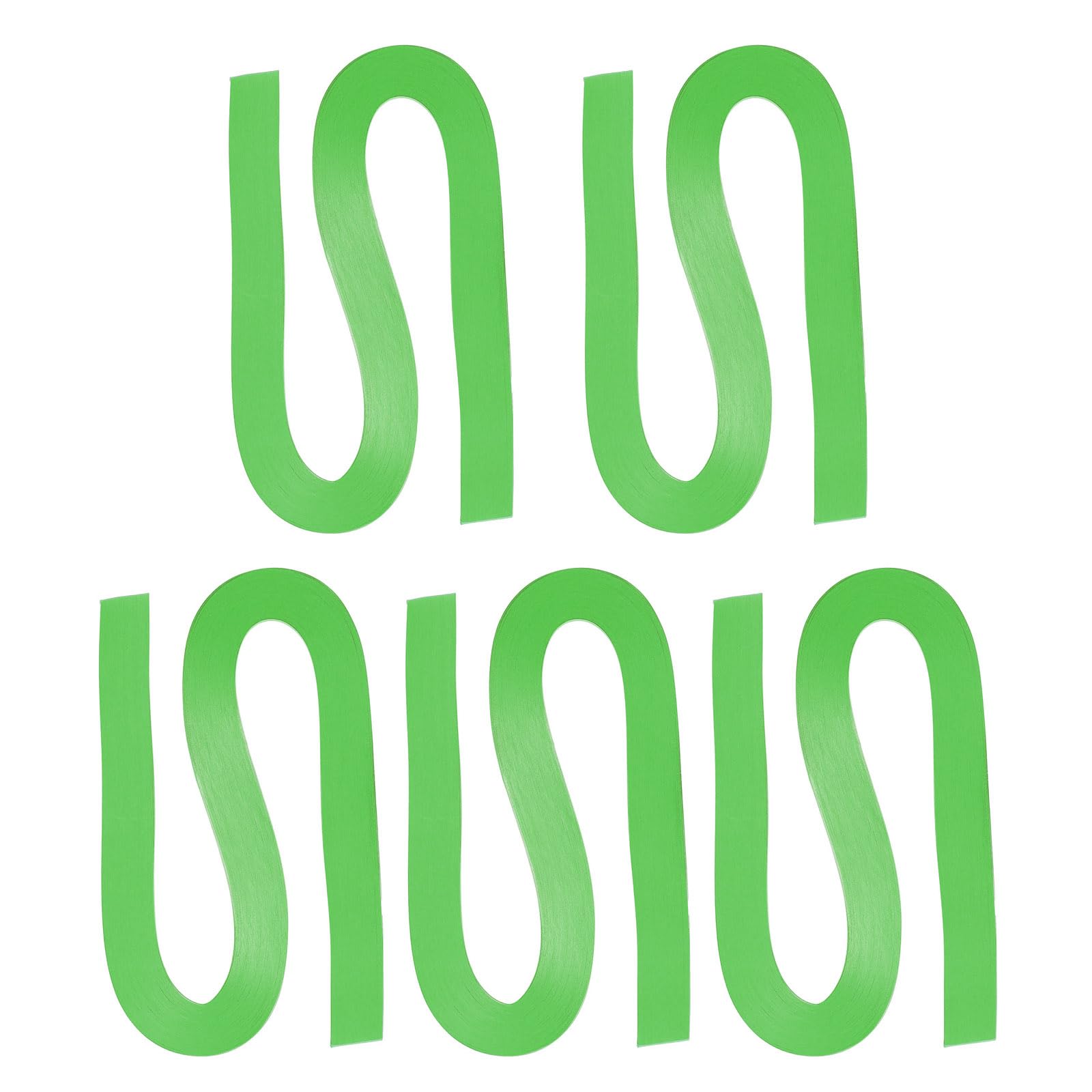 PATIKIL 600pcs Quilling Strips Paper 3mm(1/8") 54cm Origami Paper Quilling Strip for Art DIY Hand Craft Christmas, Bright Green