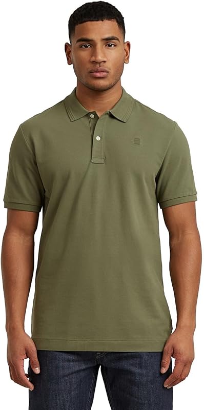 Polo Slim Sobretingido Dunda masculino, Tamanho: S, Cor Verde