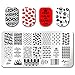 Born Pretty Nail Art Stamp Template Image Plate Classic Lip Cross Pattern BP-L012