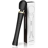 Smmgqeee Handheld Massager-Cordless Vbrating Massagers-Travel-Quiet-Relax Body Muscles-Perfect Back Legs Hand Pains and Sports