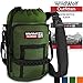Wild Wolf Outfitters Water Bottle Holder for 64oz Bottles Green - Carry, Protect and Insulate Your Best Flask with This Military Grade Carrier w/ 2 Pockets & an Adjustable Padded Shoulder Strap primary