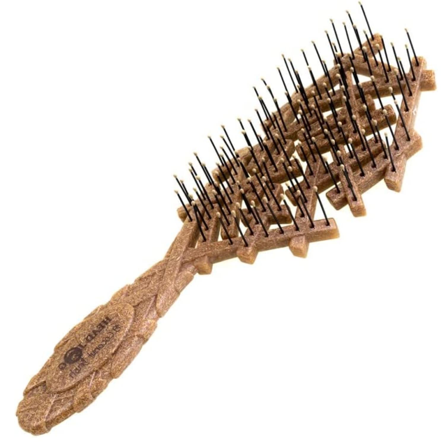 HeadJog 19 Coconut Brushes in Cream - Detangling