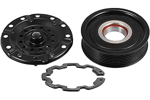 X AUTOHAUX 1 Set AC Compressor Clutch Kit Pulley Coil Air Conditioner Repair Compressors Assembly for Scion XB 2.4L 2008-2013 for Pontiac Vibe 2.4L 2009-2010