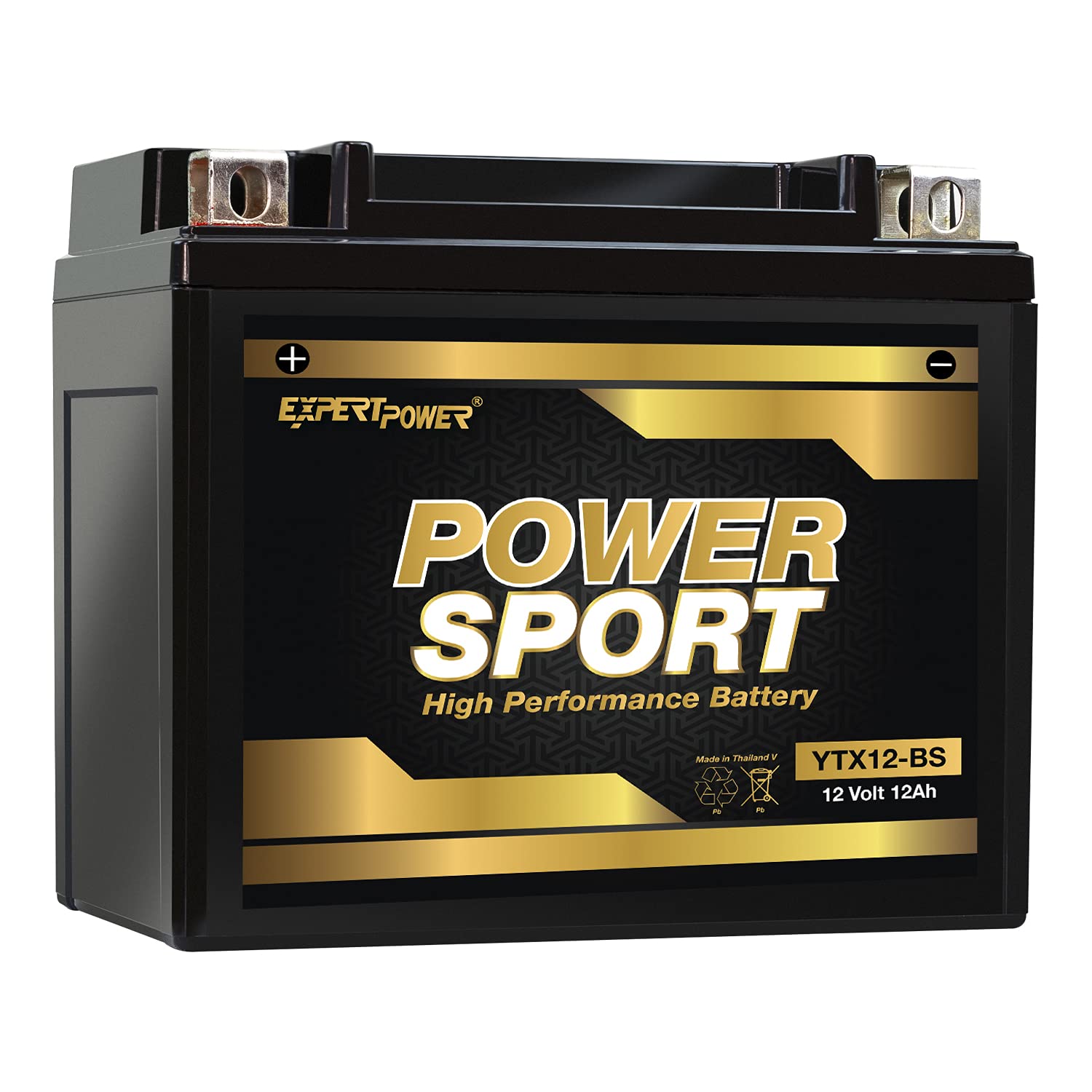 Photo 1 of ExpertPower 12V YTX12-BS Maintenance-Free Replacement Battery for Motorcycles, ATVs, Scooters & Snowmobiles – Reliable Batteries Solutions – Compatible w/ 2003 Honda TRX250 Recon & More