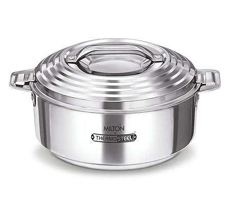 Milton Galaxia Stainless Steel Casserole, 1.5 litres, Silver