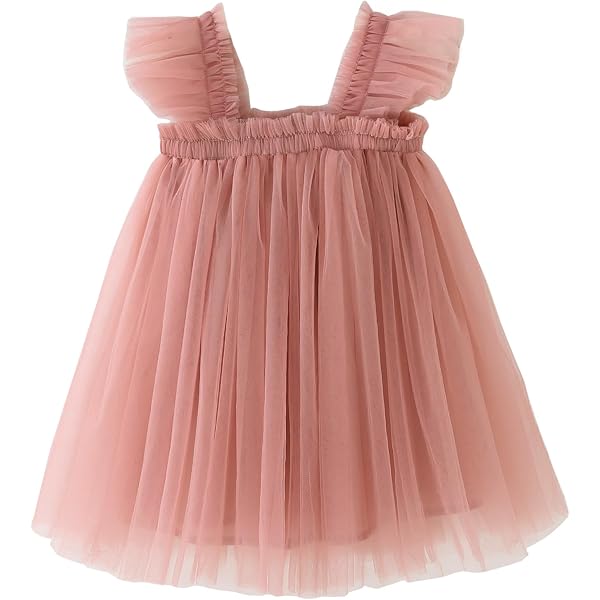 Vestido De Princesa Para Niña: Cuello Colgante Y Cinturón Incluido, Ideal Para Verano Y Otoño
