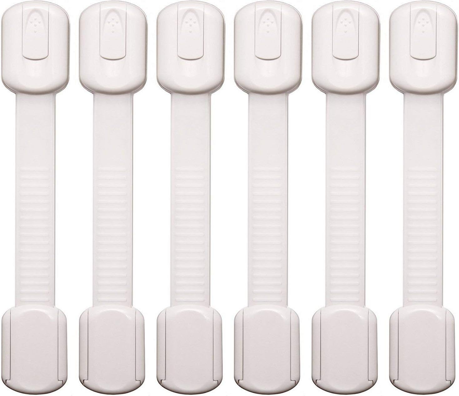 White Cabinet Latches