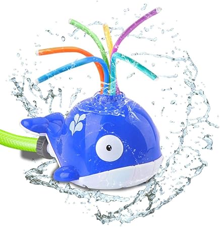 Perfecti Garten Sprinkler Spielzeug Fur Kinder Cartoon Walform Drehbares Baby Badespielzeug Sommer Outdoor Wasserspiel Mit Bis Zu 8 Meter Hohem Strahl Amazon De Kuche Haushalt