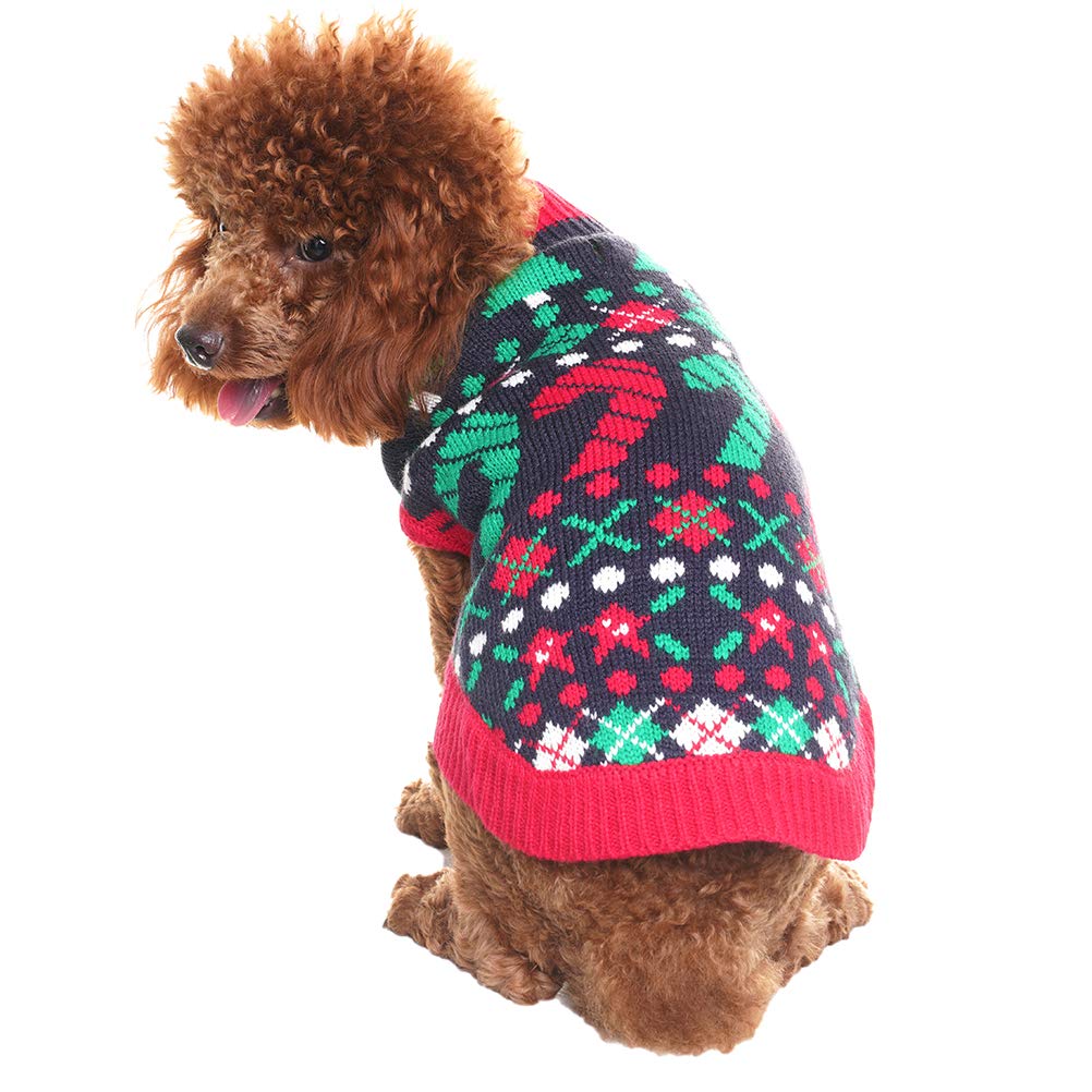 SCENEREAL Dog Jumpers Christmas Sweaters Winter Knitwear Xmas Clothes