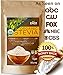 Organic Stevia Powder 125g (4.4oz / 3125 Servings) Premium USDA Certified All Natural Alternative Sweetener 320x Sugar Free Non-GMO 0 Calories Vegan No Aftertaste Kosher No additives & fillers Extract