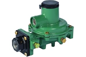 Emerson-Fisher LP-Gas Equipment R222-BAF 2nd Stage Compact Regulator, 9.5-13" W.C Spring, 1/2" x 1/2" NPT