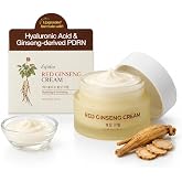 esfolio made in Korea Red Ginseng Nourishing Cream 2.82 Oz, Daily Facial Moisturizer with Red Ginseng Extract, Lightweight Face Cream for Soft and Comfortable Skin, Fast Absorbing Korean Skincare
