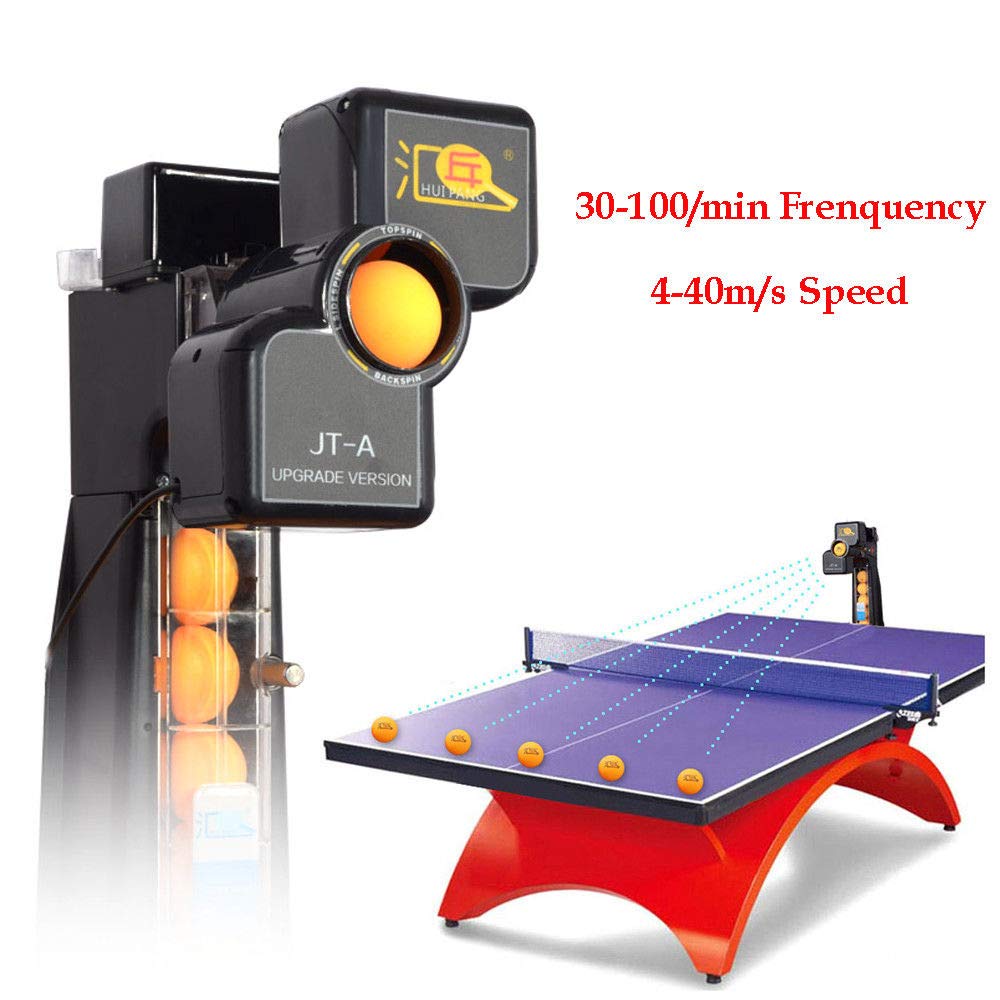 BSTOOL Automatic Table Tennis Robot, Profession JT-A Automatic Table Tennis Robot Ping Pong Ball Machine for Training with Catch Net