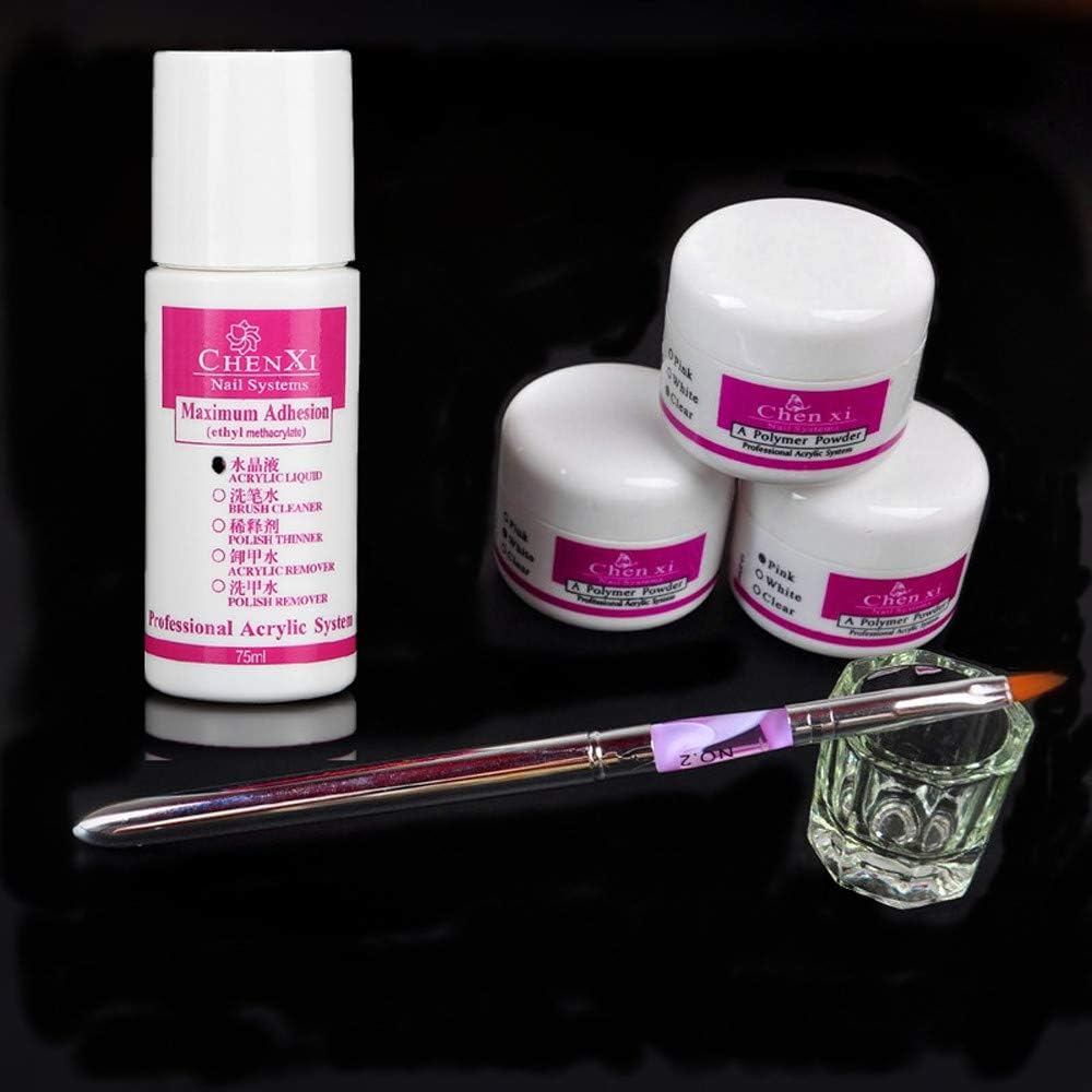 Nail Art Set, Luckhome Pro Simply Nail Art Kits Acrylic Liquid Powder Pen Dappen dish Tools Set