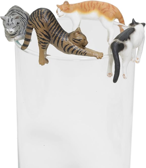 Putitto Series 2 Blind Box Japanese Miniature Cat Figurine Hang On Glass Capsule Toy Amazon De Kuche Haushalt