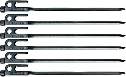 Amazon Com Snowpeak Solid Stakes30 6 Piece R 103 1 Sports Outdoors