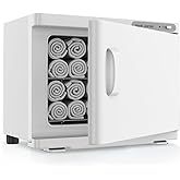 Towel Warmer Cabinet, 23L Large Hot Bath Towel Warmer Heating Use for Facial Spa, Hair Beauty, Salon Equipment and Home- White