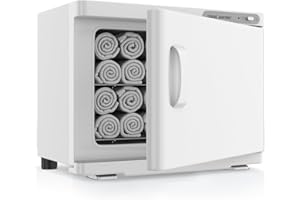 STATERIVER Towel Warmer Cabinet, 23L Large Hot Bath Towel Warmer Heating Use for Facial Spa, Hair Beauty, Salon Equipment and Home- White