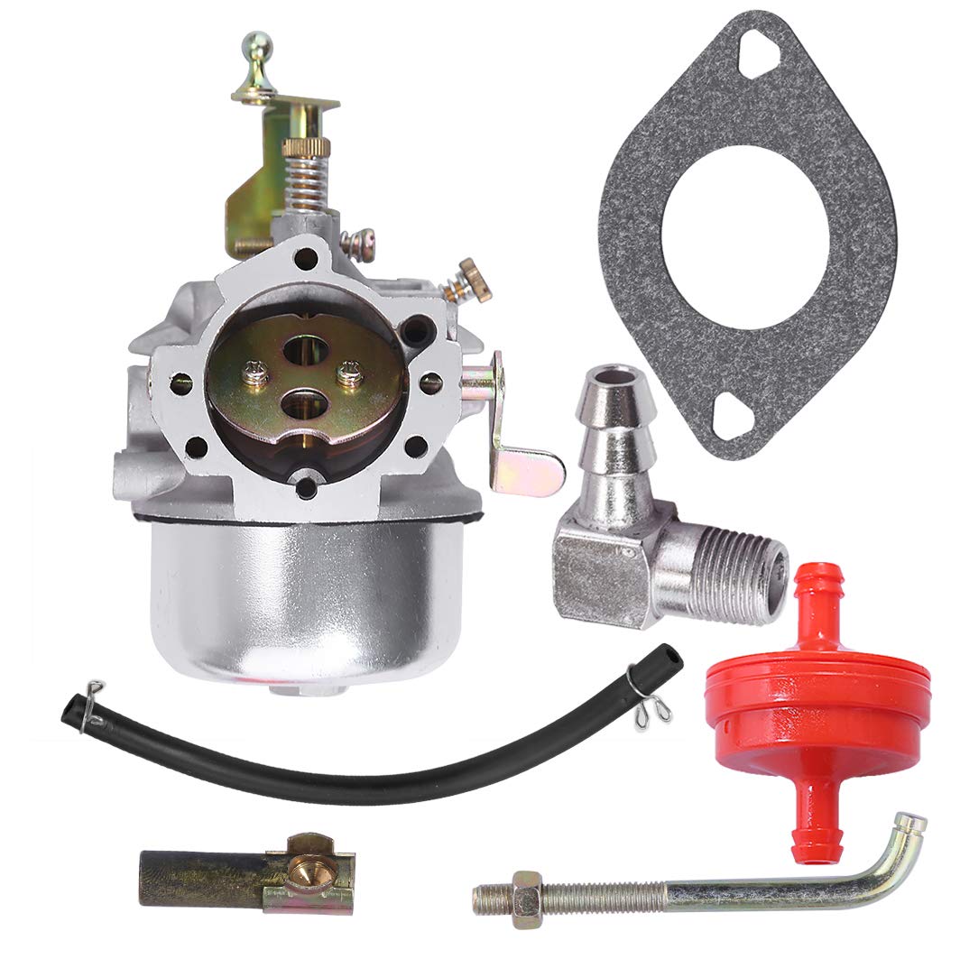 Hoypeyfiy Carburetor Carb Carburettor Kit with gasket hose, Replacement for Kohler K321 K341 M14 M16 Models