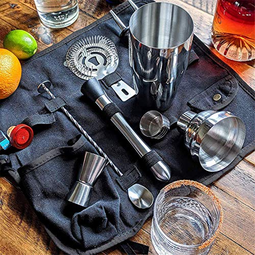 Cocktail-Shaker aus Edelstahl, multifunktional, professionelles Barkeeper-Set für Zuhause, Bars, Reisen und Outdoor… – Bild 4