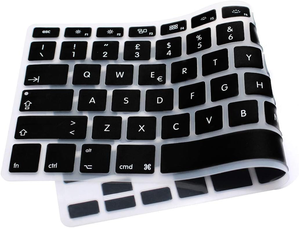 MMDW Italian Language Silicone Keyboard Cover for MacBook Pro 13" 15" 17" (with or w/out Retina Display) Silicone Skin for iMac Older for MacBook Old Air 13",USA and European Version - Image 4