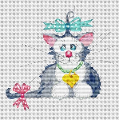 Princess Whiskers Cross Stitch Kit