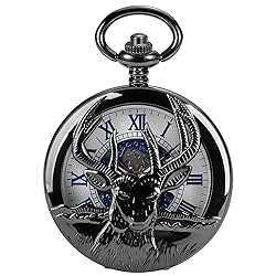 Skeleton Goat Manual Winding Men's Mechanical