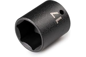 TEKTON 1/4 Inch Drive x 17 mm Shallow 6-Point Impact Socket | SID02117