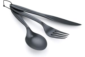 GSI Outdoors 70505 3-Piece Cutlery Set
