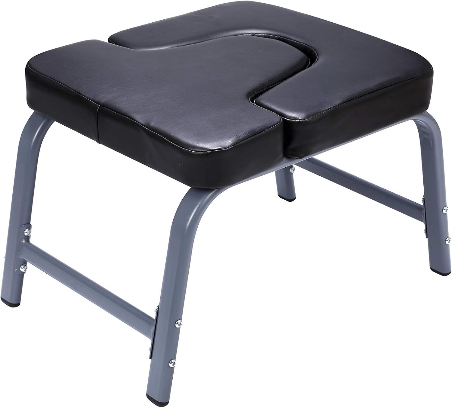 Coopeter Yoga Inversion Chair, Headstand Bench Yoga with Handles for Workout, Fitness and Gym