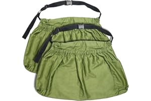 HYDREAM 2 Pack Harvesting Apron,Garden Harvest Apron,Perfect for Weeding,Vegetables,Fruits,Berry Picking,Gathering Eggs Herb,Canvas Harvest Apron Waist Belt for Gardeners Women Men with 2 Pockets Handsfree