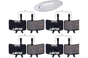 CYCEARTH 4 Pairs Bicycle Bike Disc Brake Pads for Avid BB7 Juicy 3 5 7 Semi-Metallic