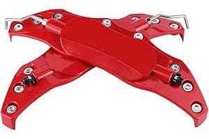 KIMISS 2Pcs Universal Fake Brake Caliper Covers for Car, Left & Right Disc Brake Accessories, Red