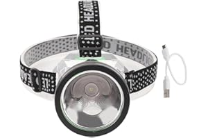 WFNIHONHON Super Bright LED Headlamp, for Outdoor Activities, Waterproof Headlight, Rechargeable, Comfortable Headband, Hands