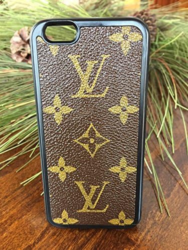 Handcrafted iPhone 6/6s case fashioned with authentic upcycled and repurposed Louis Vuitton monogram canvas