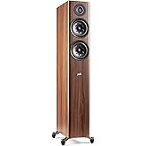 Polk Audio Reserve Series R500 Tower Speaker, 1" Pinnacle Ring Tweeter & Dual 5.25" Turbine Woofers, Hi-Res Certified, Dolby Atmos & IMAX Enhanced for Home Theater Audio, Home Stereo Speakers, Brown