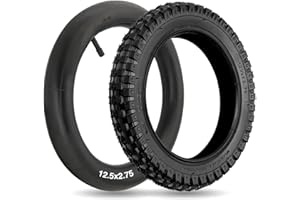 NOTETOUPT 12.5x2.75 Tire & Inner Tube 12-1/2x2-3/4 Dirt Bike Tire and Tube Set for Razor MX350 MX400 Dirt Rocket X-Treme X-560 Heavy Duty Scooter 12-1/2x2.75 Tire Tube