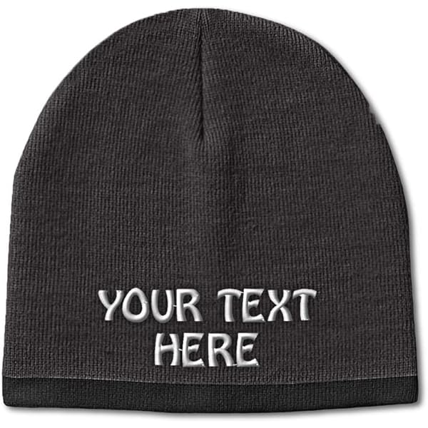 5% Nutrition Rich Piana Black & White Beanie Hat for Men and Women