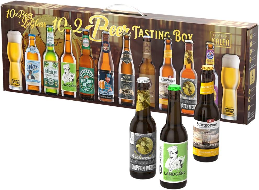 Beer Tasting Box GeschenkIdee Papa Männer BierSpezialitäten