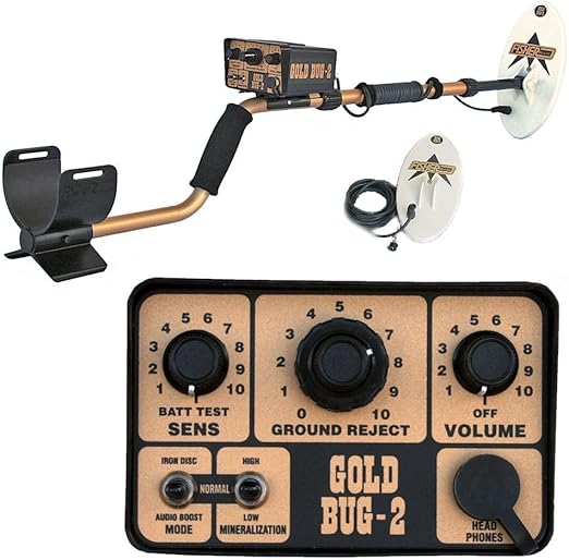 Fisher Gold Bug2 Metal Detector with 10" Coil, 6.5" Coil Amazon.ca