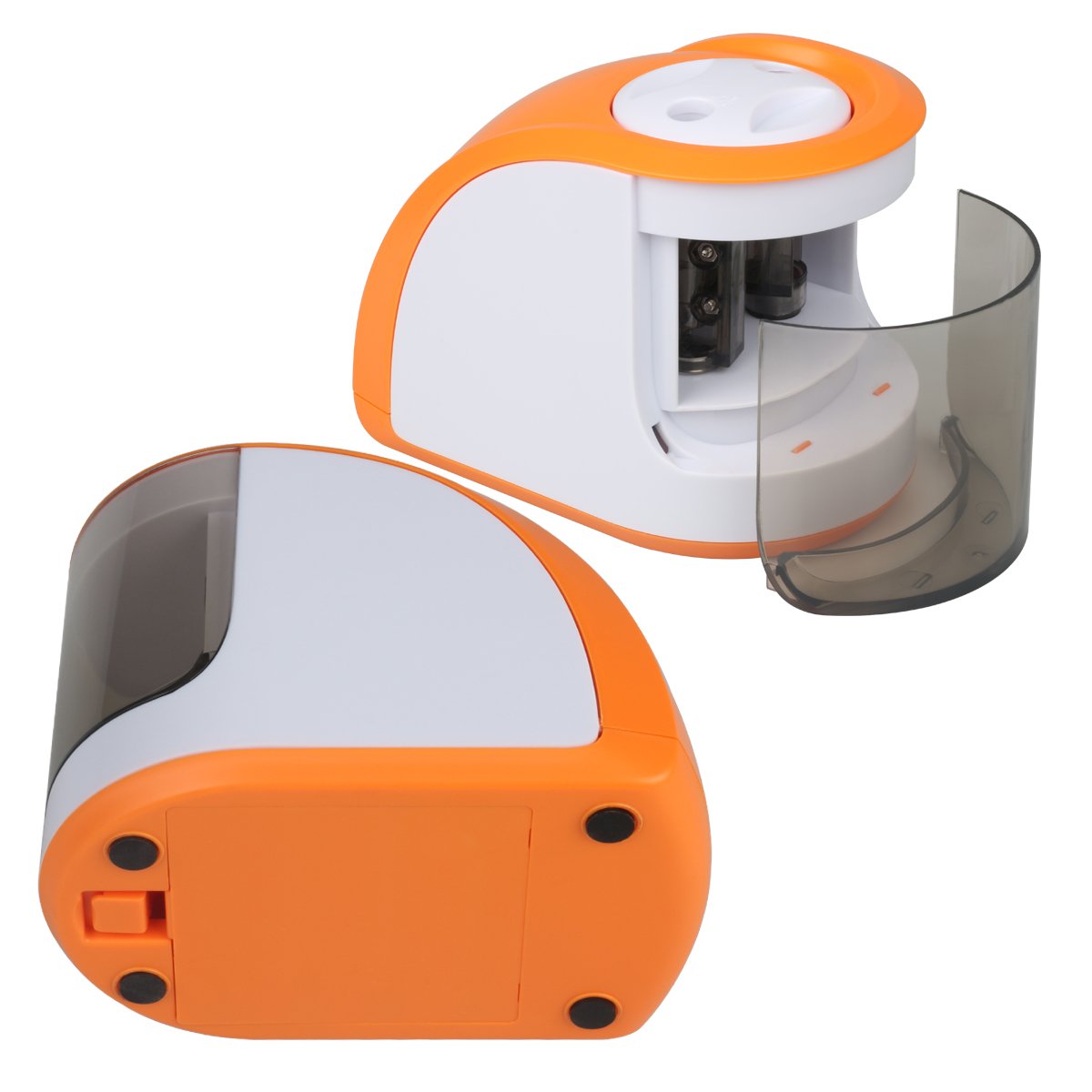 Electric Pencil Sharpeners with 2 Holes 6-8mm Both Power Cord and Battery Opreat for Colored Pencils