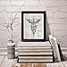 Fresh Prints of CT Caduceus Medical Symbol - Dictionary Art Print Printed On Authentic Vintage Dictionary Book Page - 8 x 10.5
